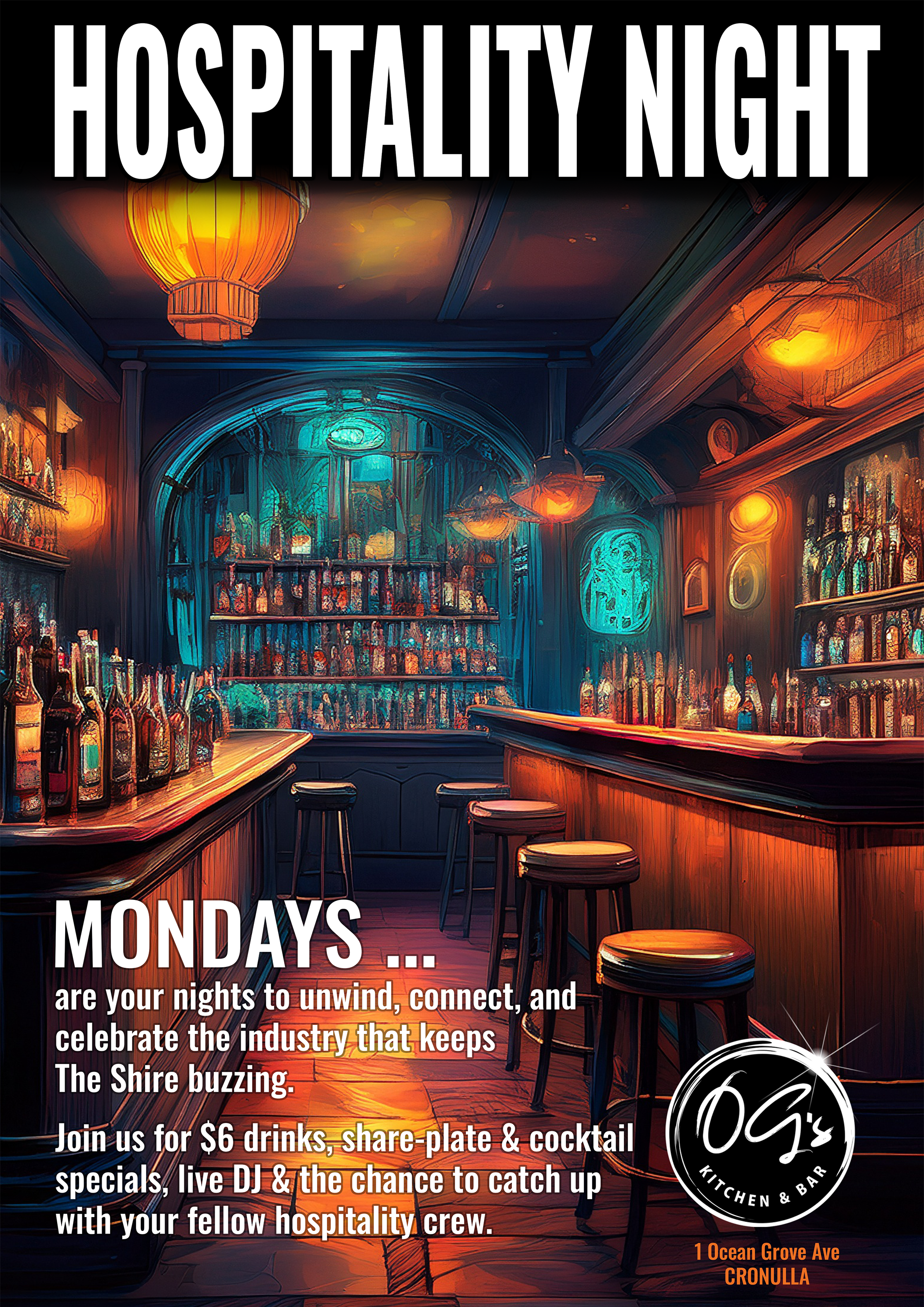 Entertainment This Week at OG's Cronulla